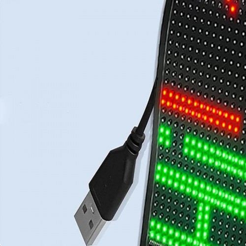 Гибкий дисплей светодиодный (89,8х19,2см) +Пульт, Bluetooth, от Type-C, ART-0568 Гибкий дисплей светодиодный (89,8х19,2см) +Пульт, Bluetooth, от Type-C, ART-0568