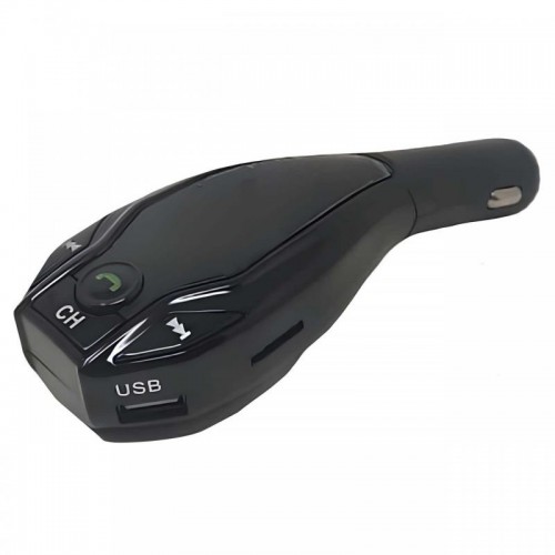Автомобільний FM-трансмітер, 2хUSB, AUX, microSD, PERVOI CTC-736