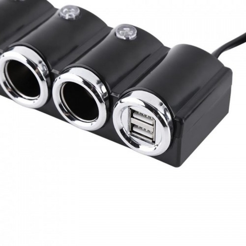 Автомобільний розгалужувач прикурювача 120Вт, 2хUSB, CTC-612 Автомобільний розгалужувач прикурювача 120Вт, 2хUSB, CTC-612
