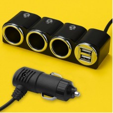 Автомобільний розгалужувач прикурювача CTC-611 2хUSB 120W
