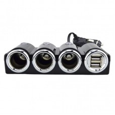 Автомобільний розгалужувач прикурювача CTC-611 2хUSB 120W