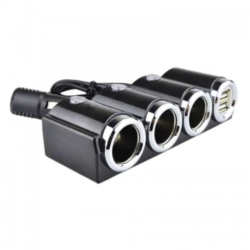 Автомобільний зарядний пристрій прикурювач 2хUSB, 120W, CTC-611 Автомобільний зарядний пристрій прикурювач 2хUSB, 120W, CTC-611