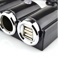 Розгалужувач запальниці CTC-610 з USB портами 120W