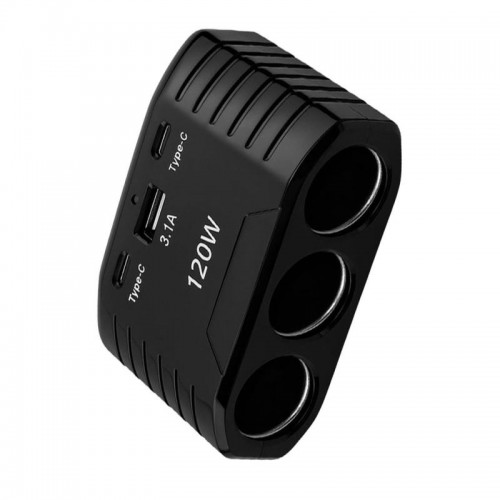 Автомобильный разветвитель прикуривателя (USB + 2хType-C) 120W, CTC-604 Автомобильный разветвитель прикуривателя (USB + 2хType-C) 120W, CTC-604