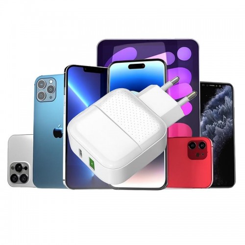 Сетевое зарядное устройство 20W, USB+Type-C Сетевое зарядное устройство 20W, USB+Type-C