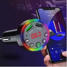 FM-трансмітер з Bluetooth та USB 3.1A CTC-109 для авто