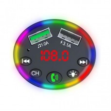 FM-трансмітер з Bluetooth та USB 3.1A CTC-109 для авто