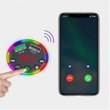 FM-трансмітер з Bluetooth та USB 3.1A CTC-109 для авто
