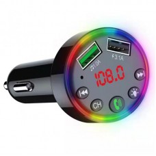 FM-трансмітер з Bluetooth та USB 3.1A CTC-109 для авто