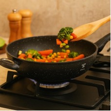 Сковорода 32 см з кришкою Top Kitchen TK00096 антипригарна