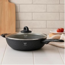Сковорода 32 см з кришкою Top Kitchen TK00096 антипригарна