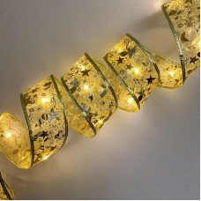 Гірлянда світлодіодна 10м на батарейках, 100 LED теплий білий