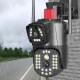 Уличная WiFi камера видеонаблюдения 8Мп, 2 объектива