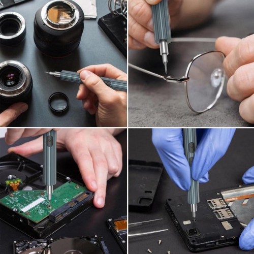 Електрична викрутка + 28 насадок, від USB