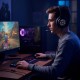 Навушники з гарнітурою, дротові, HEADSET GAME FX-06
