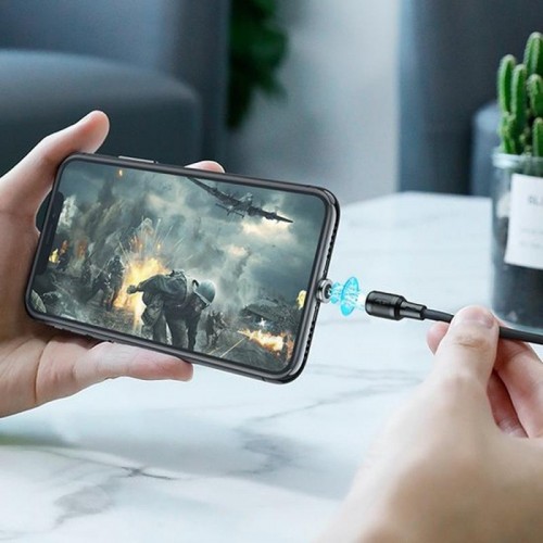 Магнитный кабель USB-Lightning, 1 м, 2.4А, X52 Магнитный кабель USB-Lightning, 1 м, 2.4А, X52