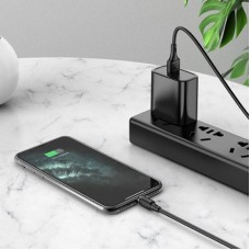 Магнитный кабель USB-Lightning 1м X52 для iPhone быстрая зарядка 2.4А