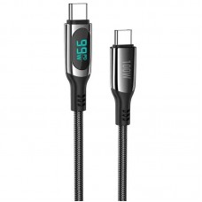 Кабель с цифровым дисплеем, Type-C to Type-C, 100W, 1 м, S51