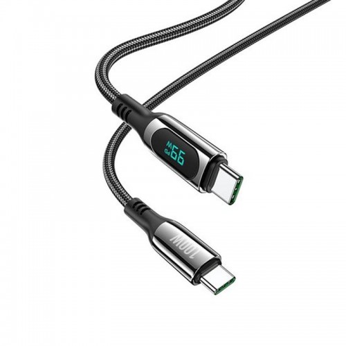 Кабель с цифровым дисплеем, Type-C to Type-C, 100W, 1 м, S51 Кабель с цифровым дисплеем, Type-C to Type-C, 100W, 1 м, S51