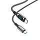 Кабель с цифровым дисплеем, Type-C to Type-C, 100W, 1 м, S51