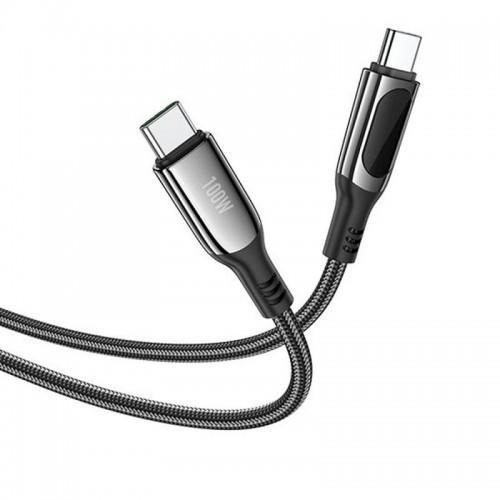 Кабель с цифровым дисплеем, Type-C to Type-C, 100W, 1 м, S51 Кабель с цифровым дисплеем, Type-C to Type-C, 100W, 1 м, S51