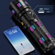 Ручний ліхтар акумуляторний + 5 фільтрів, Zoom, 4х18650, PM60-TG