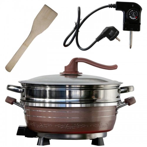 Электрическая кастрюля двойная 8л, 32см, 1500W, Hoffmans HM-3031