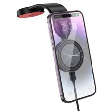 Магнітний автомобільний тримач MagSafe 15W Hoco HW29 для смартфона