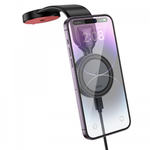 Магнітний автотримач MagSafe 15W, Hoco HW29 Магнітний автотримач MagSafe 15W, Hoco HW29