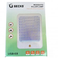 Електрична лампа від комарів із USB, GECKO USB-03
