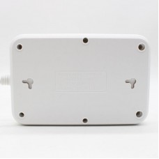 Мережевий фільтр 2м, 2500Вт (4х220В+2хUSB+1хType-C), T60