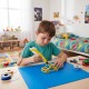 Набір 3D-ручка з трафаретами та планшетом, від мережі, 3DPEN-6, Жовтий