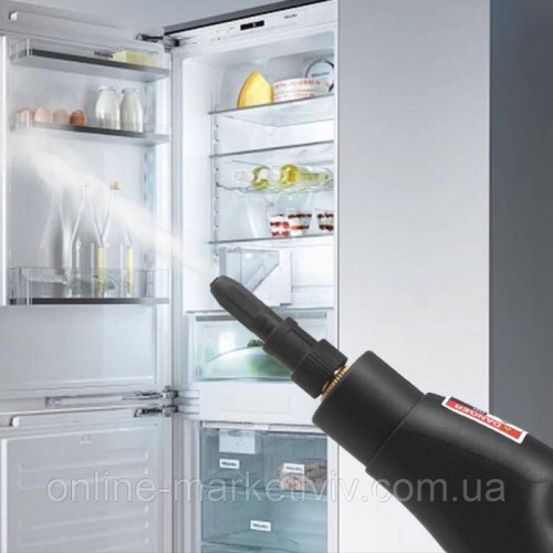 Портативний пароочисник для дому 2500Вт, 1200мл, 6 режимів + 7 насадок