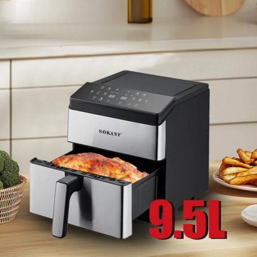 Аерофритюрниця 9,5л, 2200Вт, від мережі, SK-10044 Аерофритюрниця 9,5л, 2200Вт, від мережі, SK-10044
