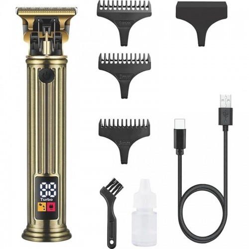 Аккумуляторная машинка для стрижки волос, USB, SK-16019, Золотой
