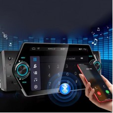 Автомагнитола с сенсорной панелью 5, Bluetooth + пульт, MP5-5055BT