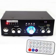 Підсилювач потужності звуку AMP 799 BT з MP3, FM і Bluetooth