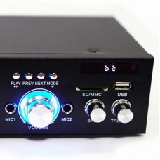 Підсилювач потужності звуку AMP 799 BT з MP3, FM і Bluetooth