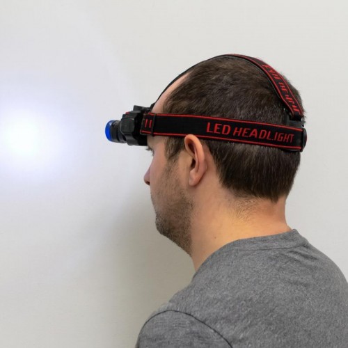 Налобный фонарь c Zoom, от 18650 или 3хAAA, BL CB 0604 T6