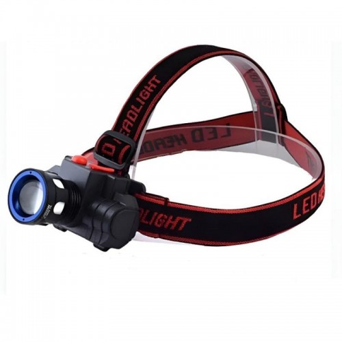 Налобный фонарь c Zoom, от 18650 или 3хAAA, BL CB 0604 T6