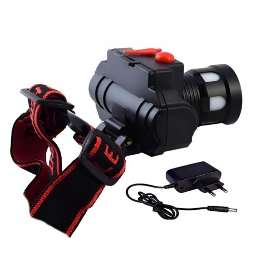 Налобный фонарь c Zoom, от 18650 или 3хAAA, BL CB 0604 T6