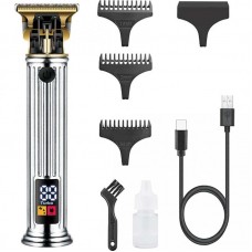 Аккумуляторная машинка для стрижки волос, USB, SK-16019, Серебряный