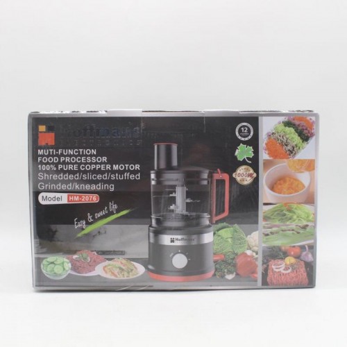 Кухонний подрібнювач овочерізка 2,5L, 1000W, Hoffmans HM-2076 Кухонний подрібнювач овочерізка 2,5L, 1000W, Hoffmans HM-2076