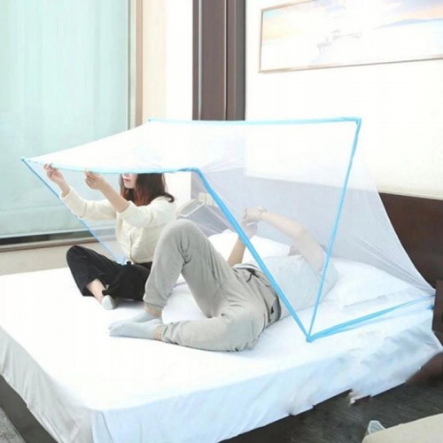Складна москітна сітка на ліжко 190 х 160 см, Mosquito Net