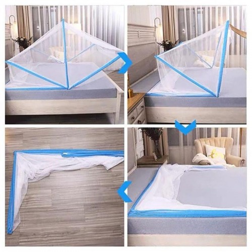 Складна москітна сітка на ліжко 190 х 160 см, Mosquito Net