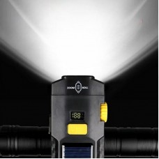 Велосипедный фонарь на солнечной батарее X17 водонепроницаемый 30 Вт с LED диодами