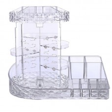 Вращающийся органайзер для косметики 40x28x28,5см из акрила