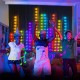 Смарт гірлянда штора від USB, 3x2м, 400 LED, з пультом, Різнокольорова