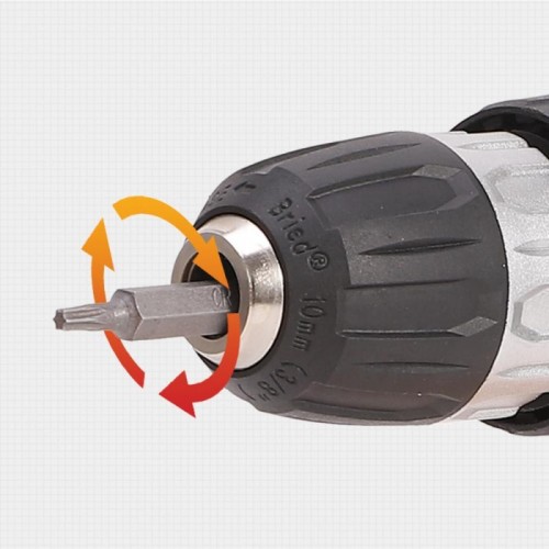 Шуруповерт акумуляторний з набором інструментів 12V, 2 акумулятори