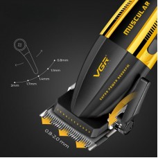 Акумуляторна машинка для стрижки + 6 насадок, 2000 mAh, V-285